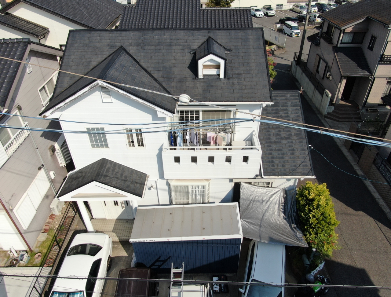知立市　外壁塗装・屋根塗装・防水工事　S様邸　