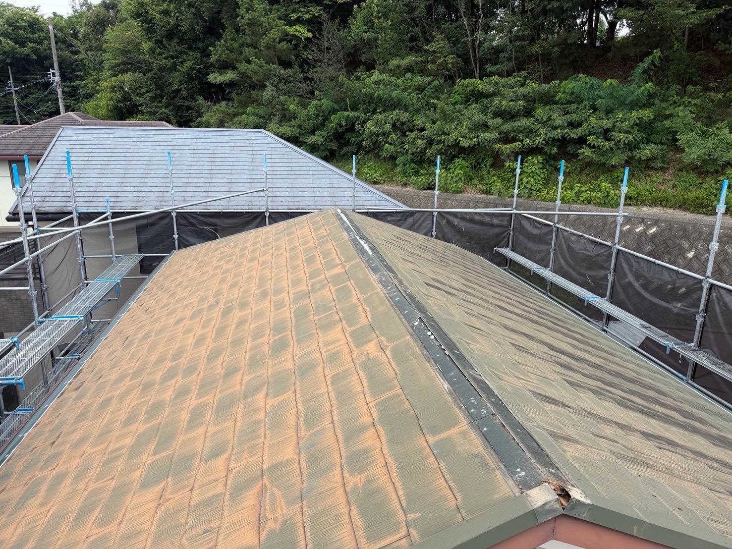 みよし市黒笹|外壁塗装|屋根貼替工事|K様邸